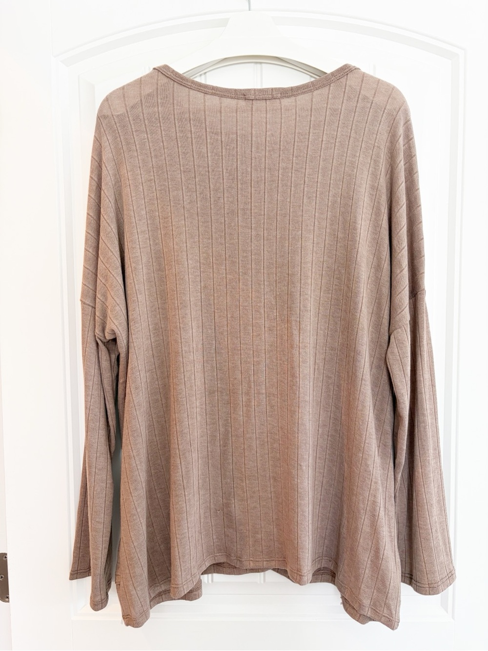 CHIC SOUL I Cattail Tunic Top, Mocha - Picture 3 of 6
